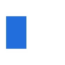 青い長方形の背景が白になった変換後のJPEG